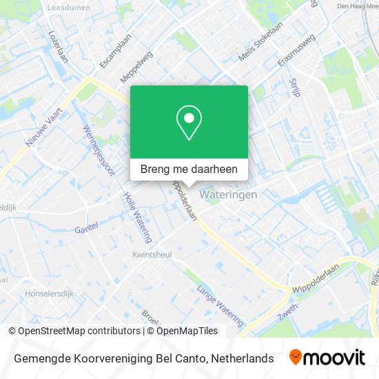 Gemengde Koorvereniging Bel Canto kaart