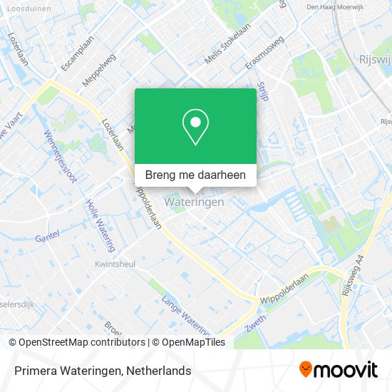 Primera Wateringen kaart