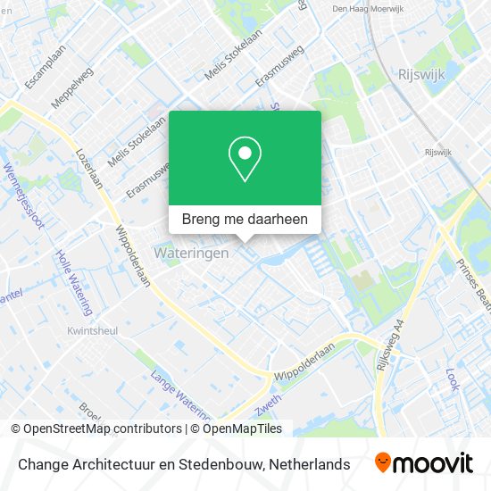 Change Architectuur en Stedenbouw kaart