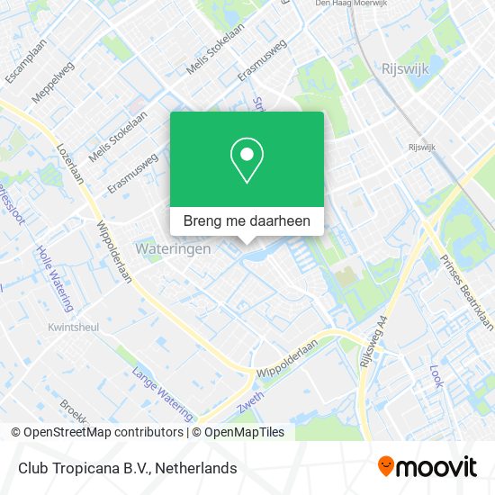Club Tropicana B.V. kaart