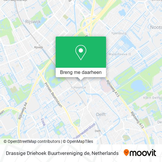 Drassige Driehoek Buurtvereniging de kaart