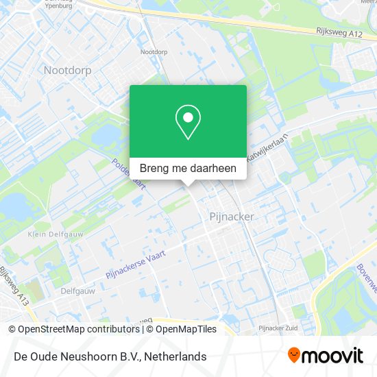De Oude Neushoorn B.V. kaart