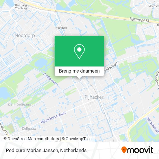Pedicure Marian Jansen kaart