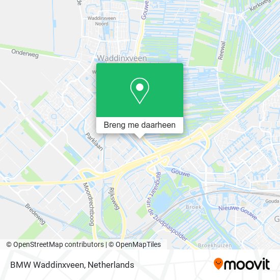 BMW Waddinxveen kaart