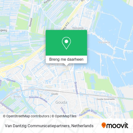Van Dantzig Communicatiepartners kaart