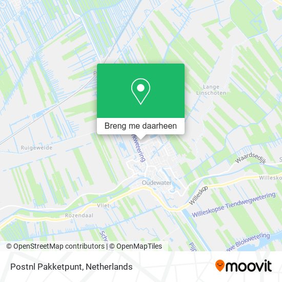 Postnl Pakketpunt kaart