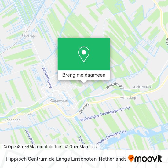 Hippisch Centrum de Lange Linschoten kaart