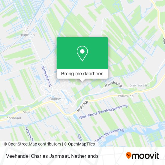 Veehandel Charles Janmaat kaart