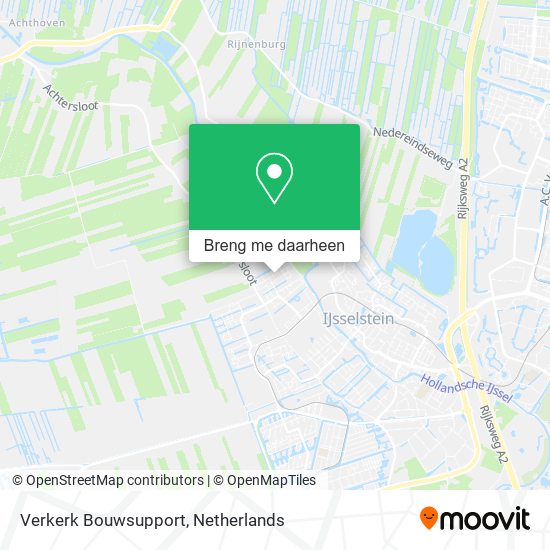 Verkerk Bouwsupport kaart