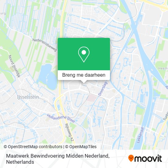 Maatwerk Bewindvoering Midden Nederland kaart