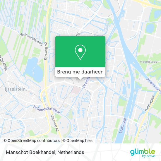 Manschot Boekhandel kaart