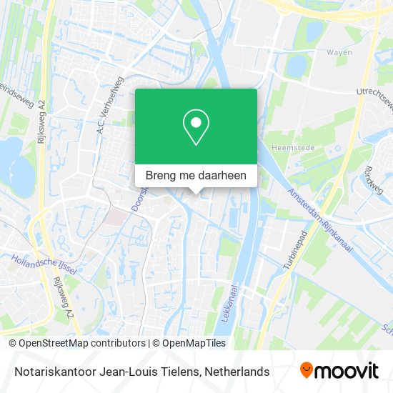 Notariskantoor Jean-Louis Tielens kaart