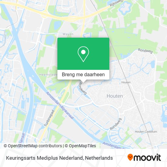 Keuringsarts Mediplus Nederland kaart