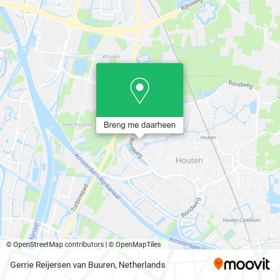 Gerrie Reijersen van Buuren kaart