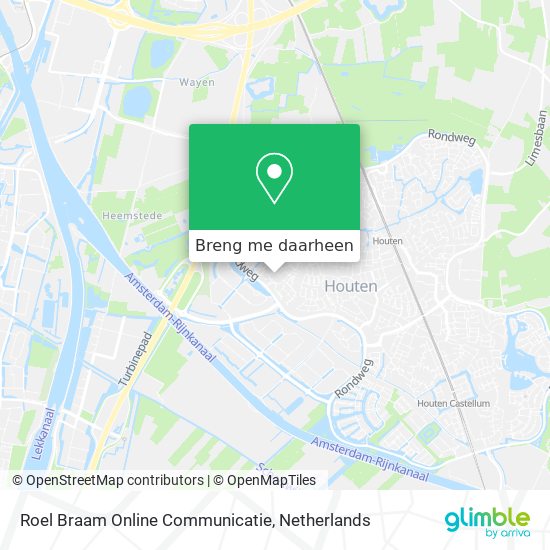 Roel Braam Online Communicatie kaart