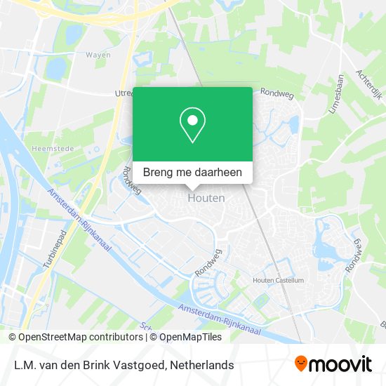 L.M. van den Brink Vastgoed kaart