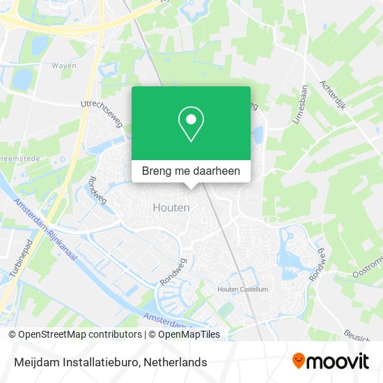 Meijdam Installatieburo kaart