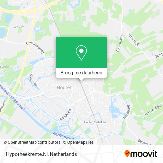 Hypotheekrente.Nl kaart