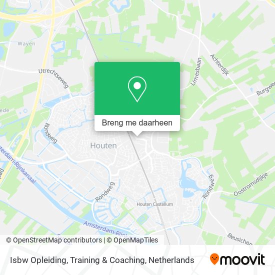 Isbw Opleiding, Training & Coaching kaart