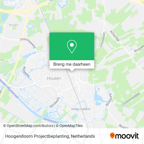 Hoogendoorn Projectbeplanting kaart