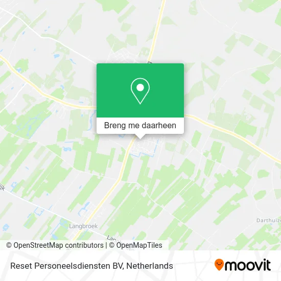 Reset Personeelsdiensten BV kaart