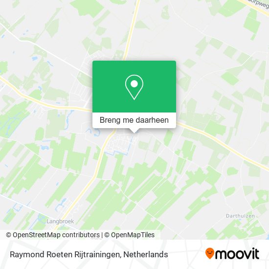 Raymond Roeten Rijtrainingen kaart