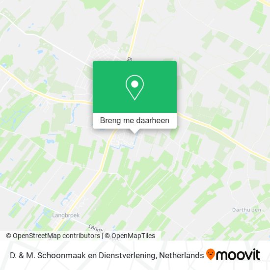 D. & M. Schoonmaak en Dienstverlening kaart