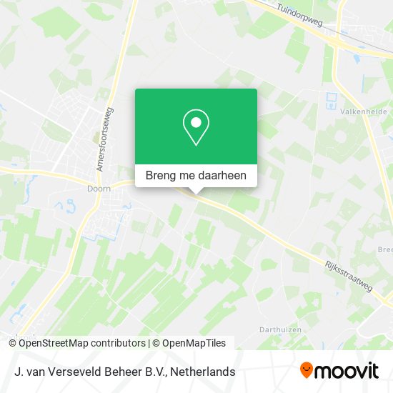 J. van Verseveld Beheer B.V. kaart