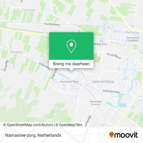 Namastee-zorg kaart