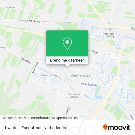 Kwintes, Zandstraat kaart