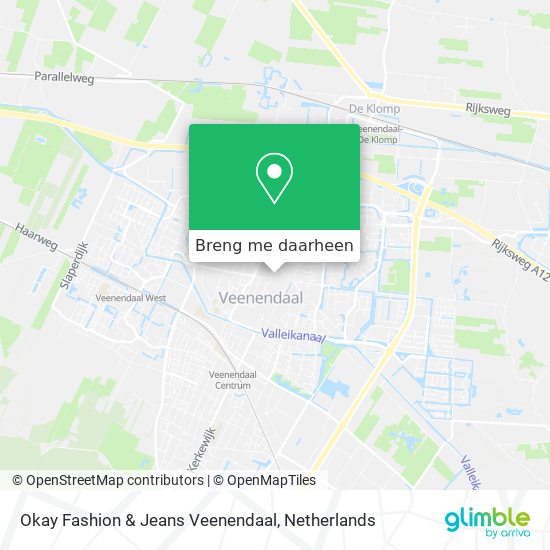 Okay Fashion & Jeans Veenendaal kaart