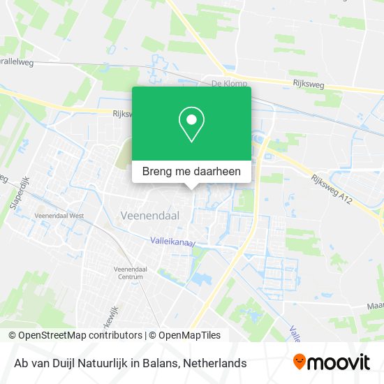 Ab van Duijl Natuurlijk in Balans kaart