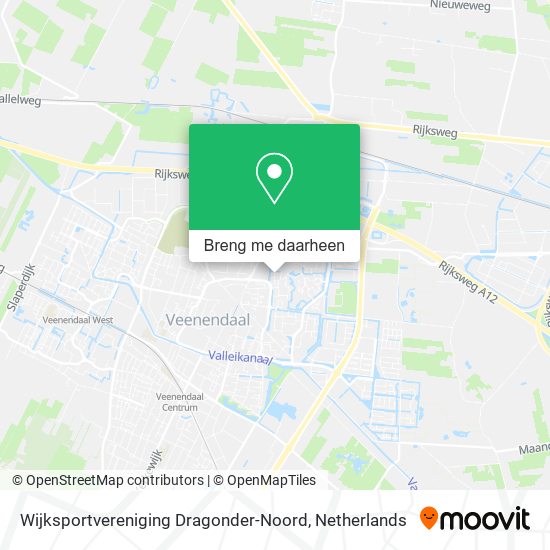 Wijksportvereniging Dragonder-Noord kaart