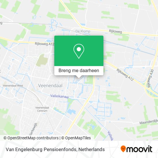 Van Engelenburg Pensioenfonds kaart