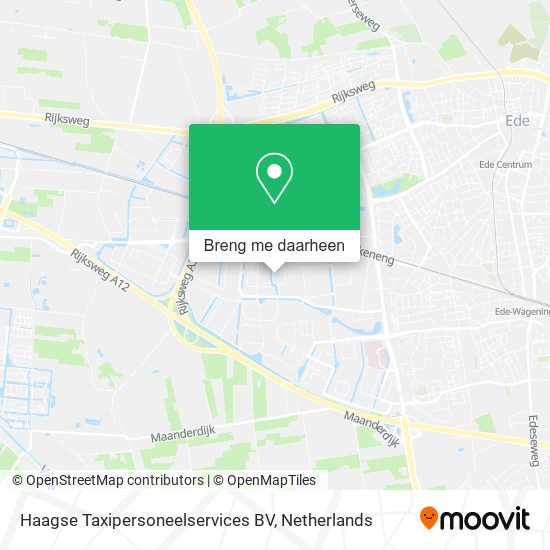 Haagse Taxipersoneelservices BV kaart