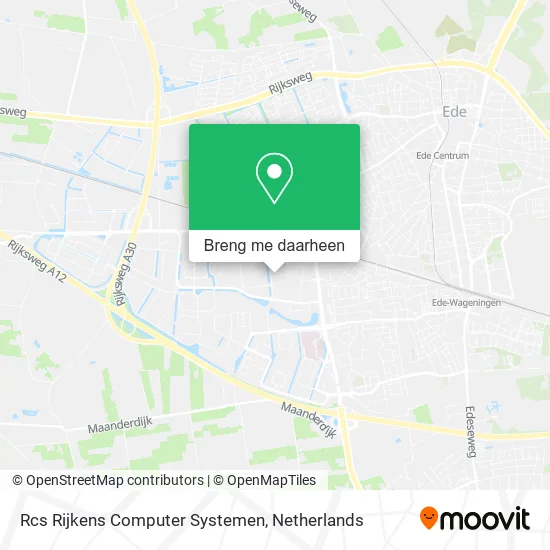 Rcs Rijkens Computer Systemen kaart