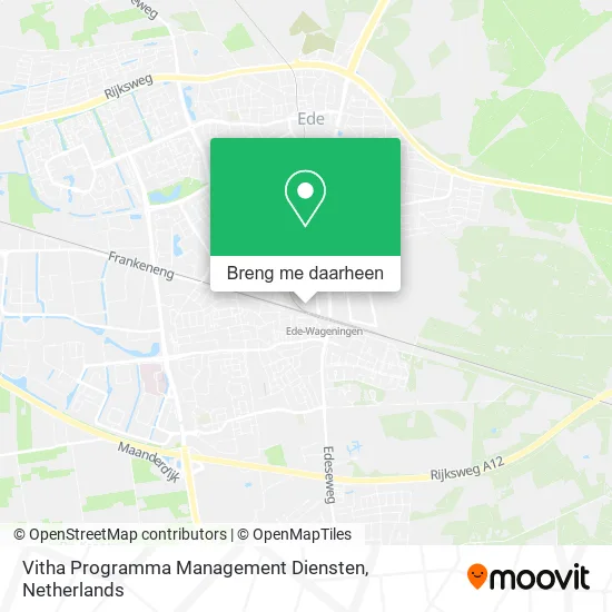 Vitha Programma Management Diensten kaart