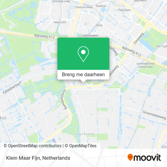 Klein Maar Fijn kaart