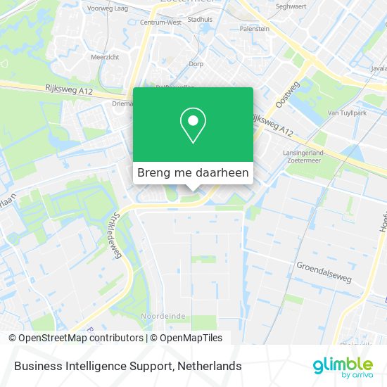 Business Intelligence Support kaart