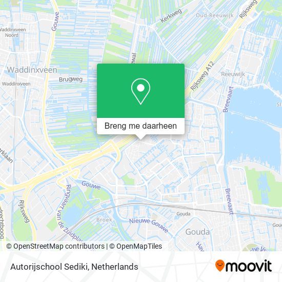 Autorijschool Sediki kaart
