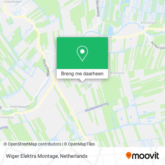 Wiger Elektra Montage kaart