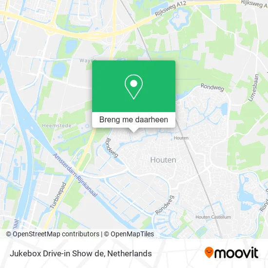 Jukebox Drive-in Show de kaart