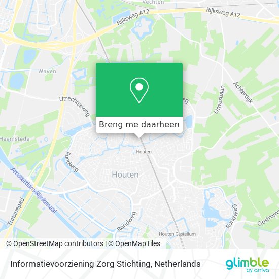 Informatievoorziening Zorg Stichting kaart
