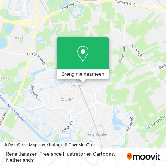 Rene Janssen, Freelance Illustrator en Cartoons kaart