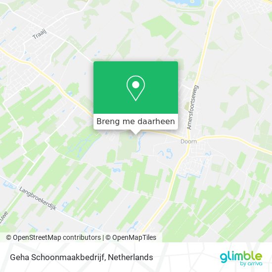 Geha Schoonmaakbedrijf kaart