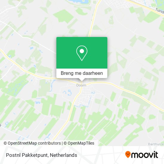 Postnl Pakketpunt kaart