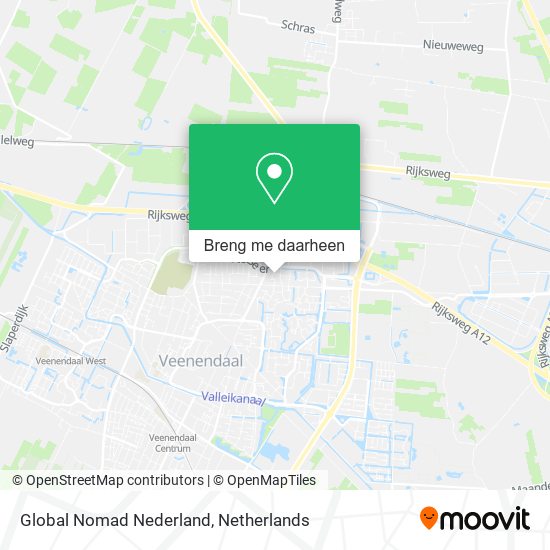 Global Nomad Nederland kaart