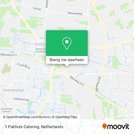 't Pakhuis Catering kaart
