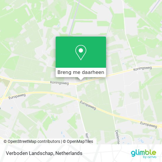 Verboden Landschap kaart