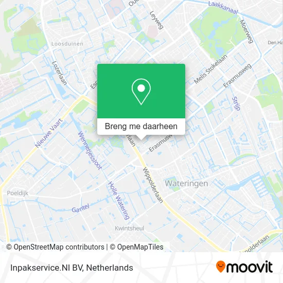 Inpakservice.Nl BV kaart